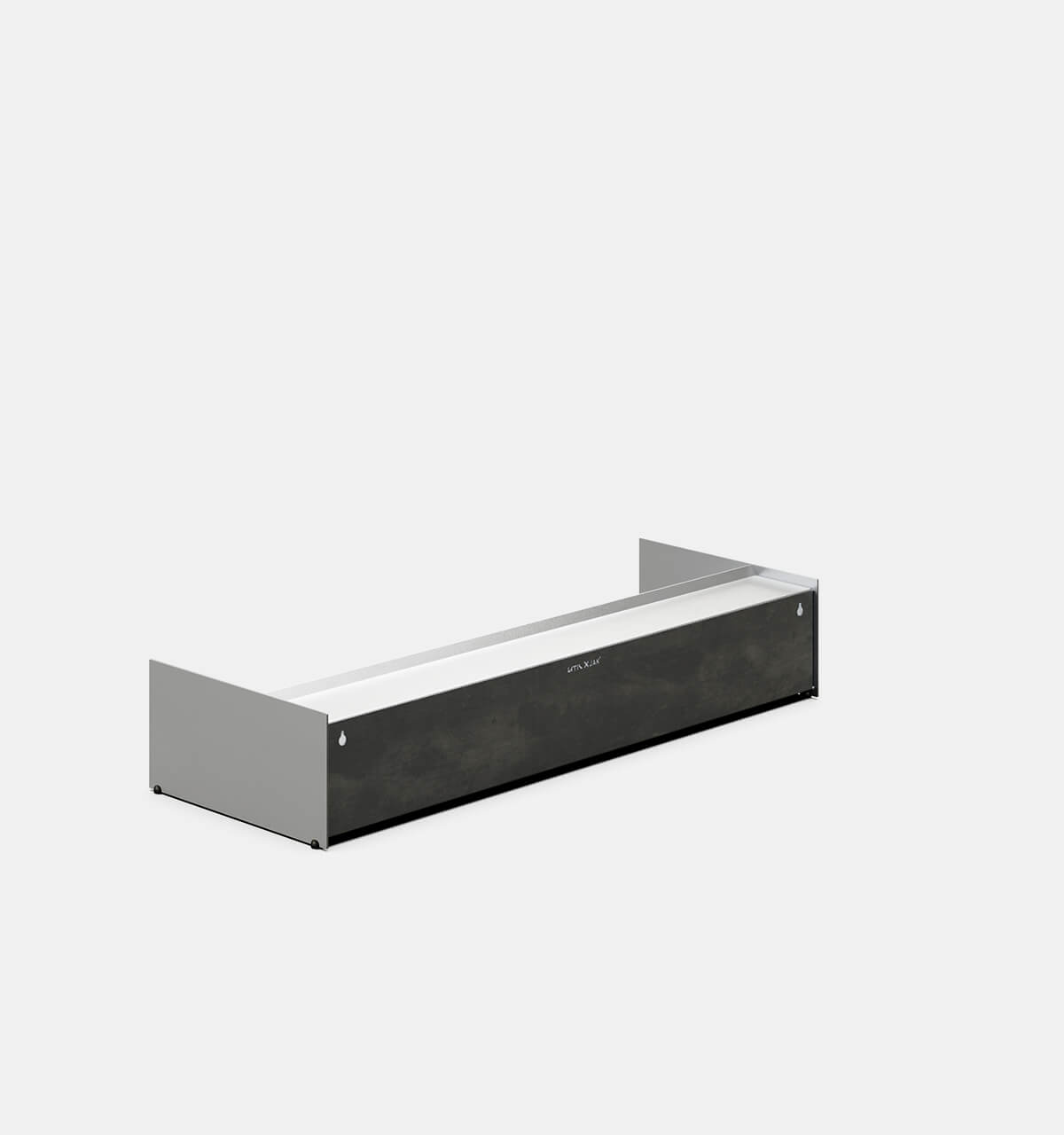 UTIL X JAK Shoe Rack Brushed Aluminium