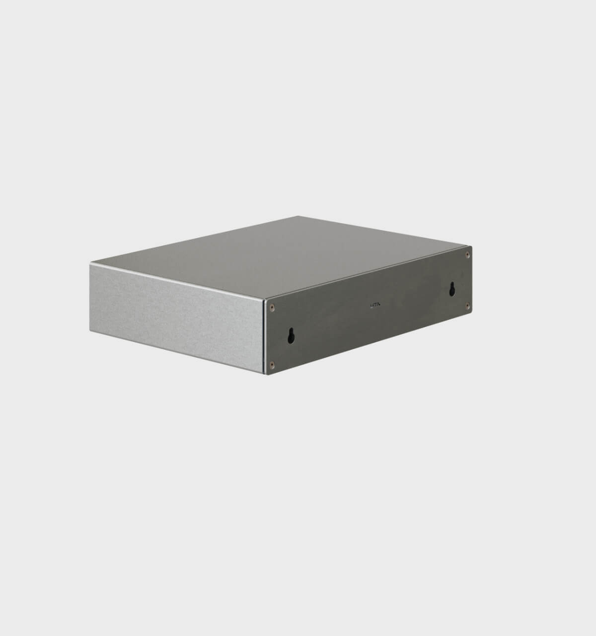 KGT Wall Drawer Brushed Aluminium