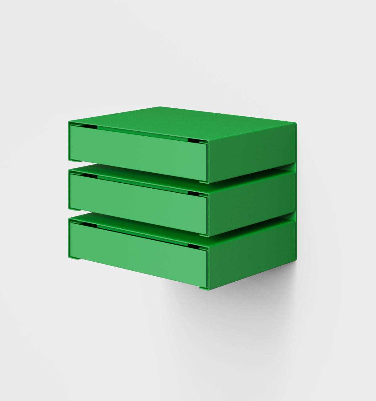KGT Wall Drawers 3 Pure Green