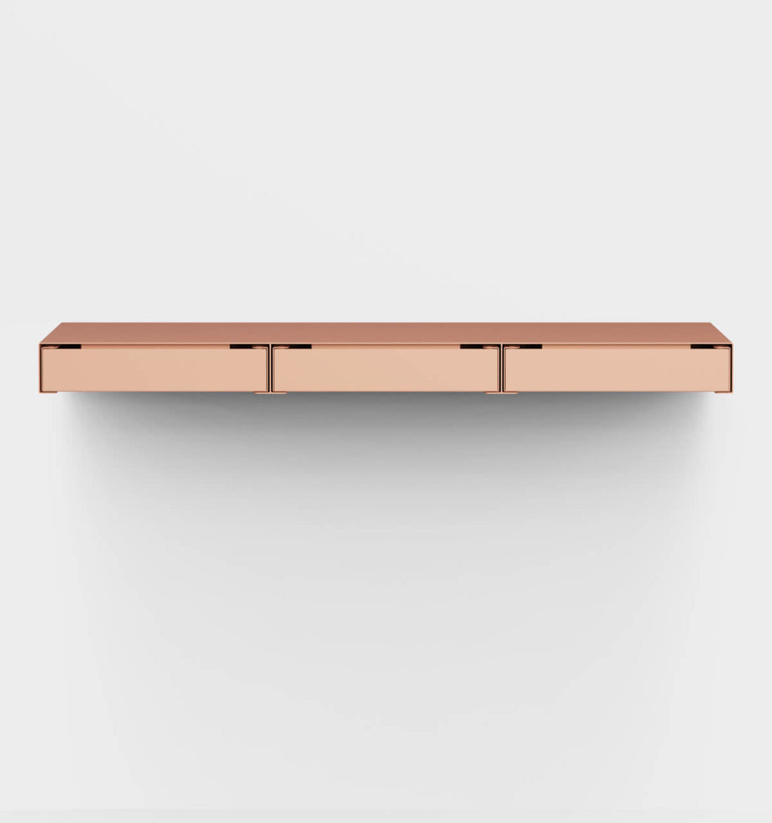 KGT Wall Drawers 3 Horizontal Coral