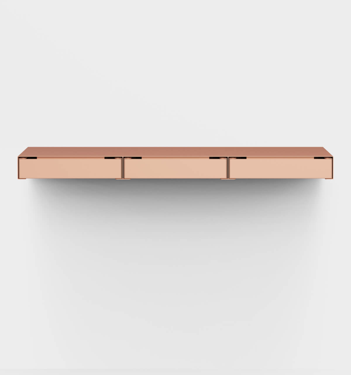 KGT Wall Drawers 3 Horizontal Coral