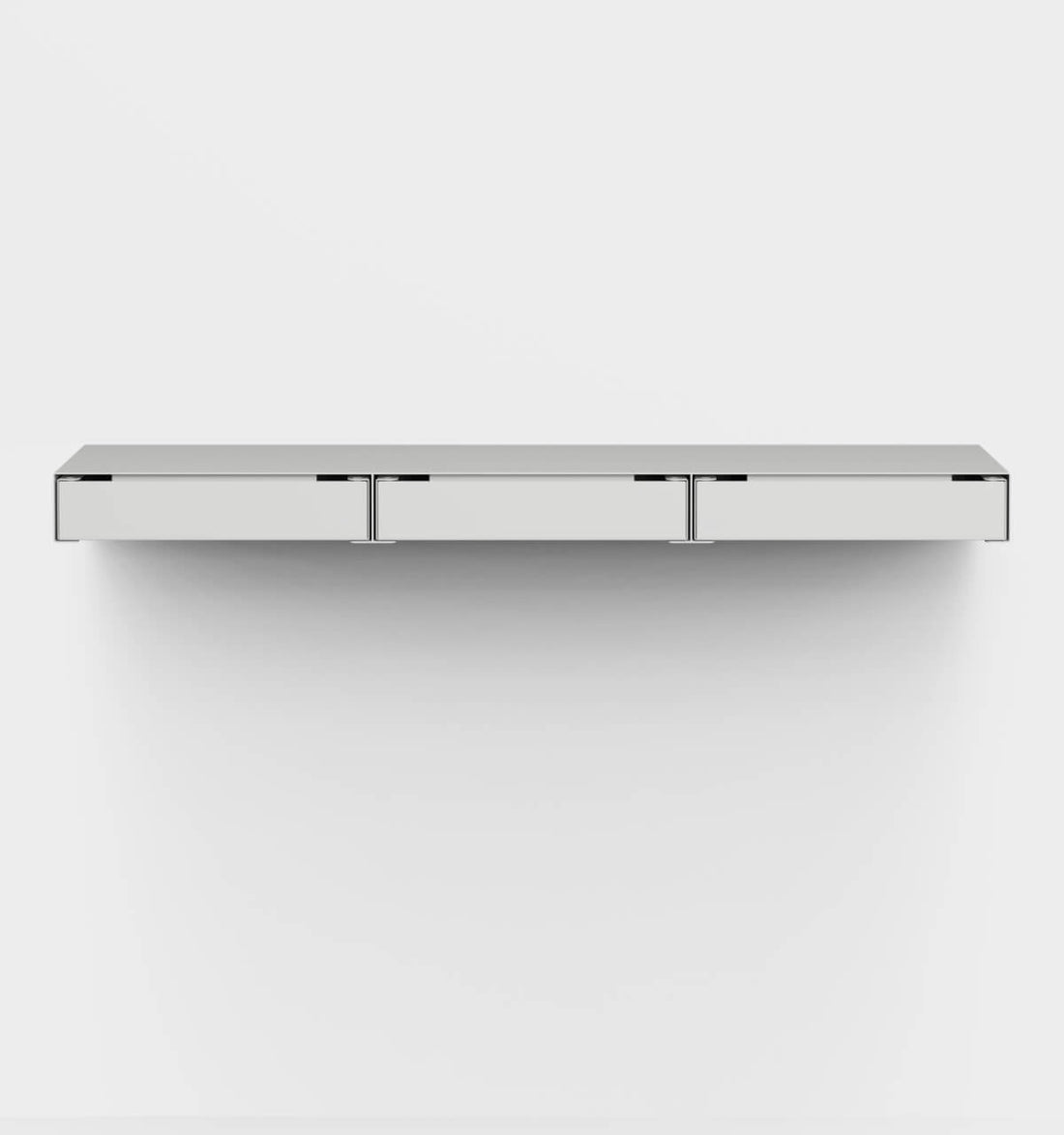 KGT Wall Drawers 3 Horizontal Light Grey