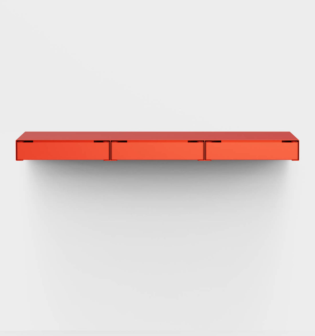 KGT Wall Drawers 3 Horizontal Orange