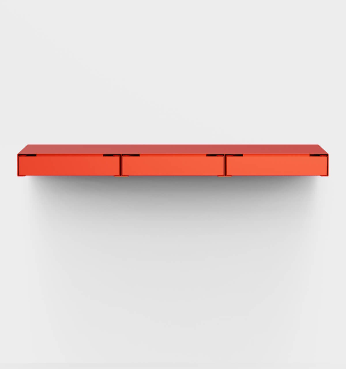 KGT Wall Drawers 3 Horizontal Orange