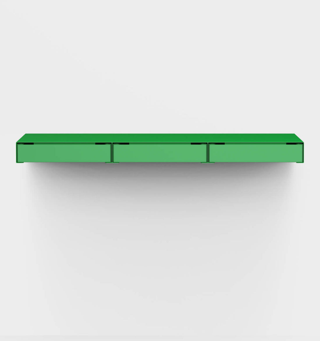 KGT Wall Drawers 3 Horizontal Pure Green