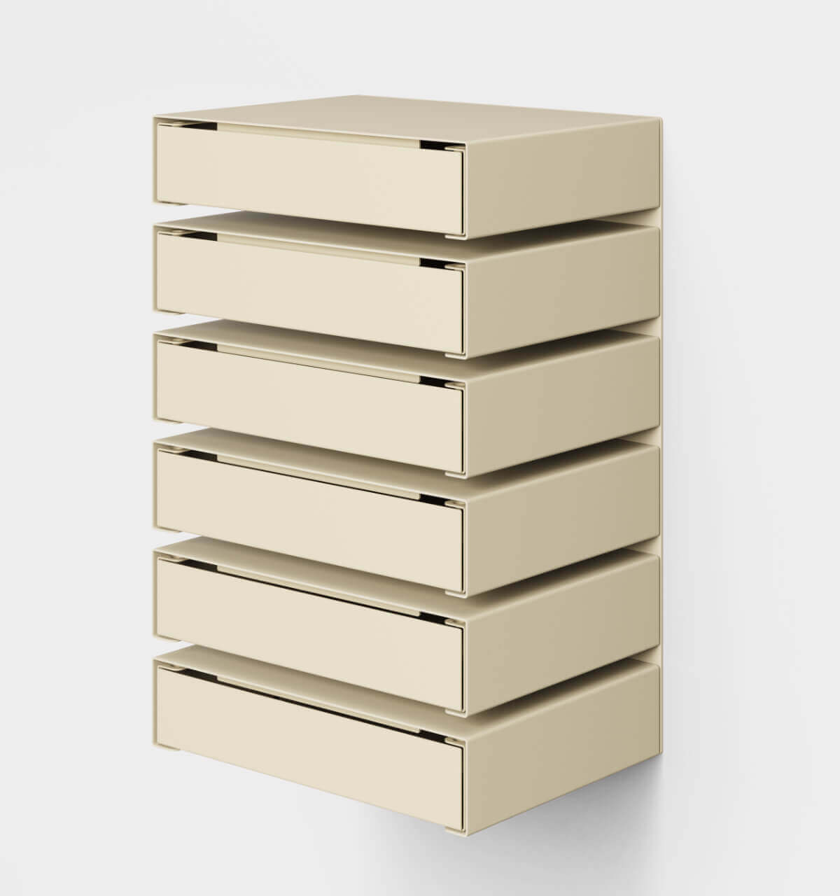 KGT Wall Drawers 6 Ivory