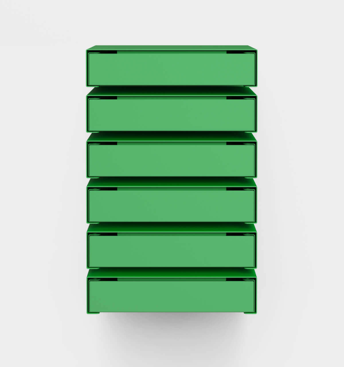 KGT Wall Drawers 6 Pure Green