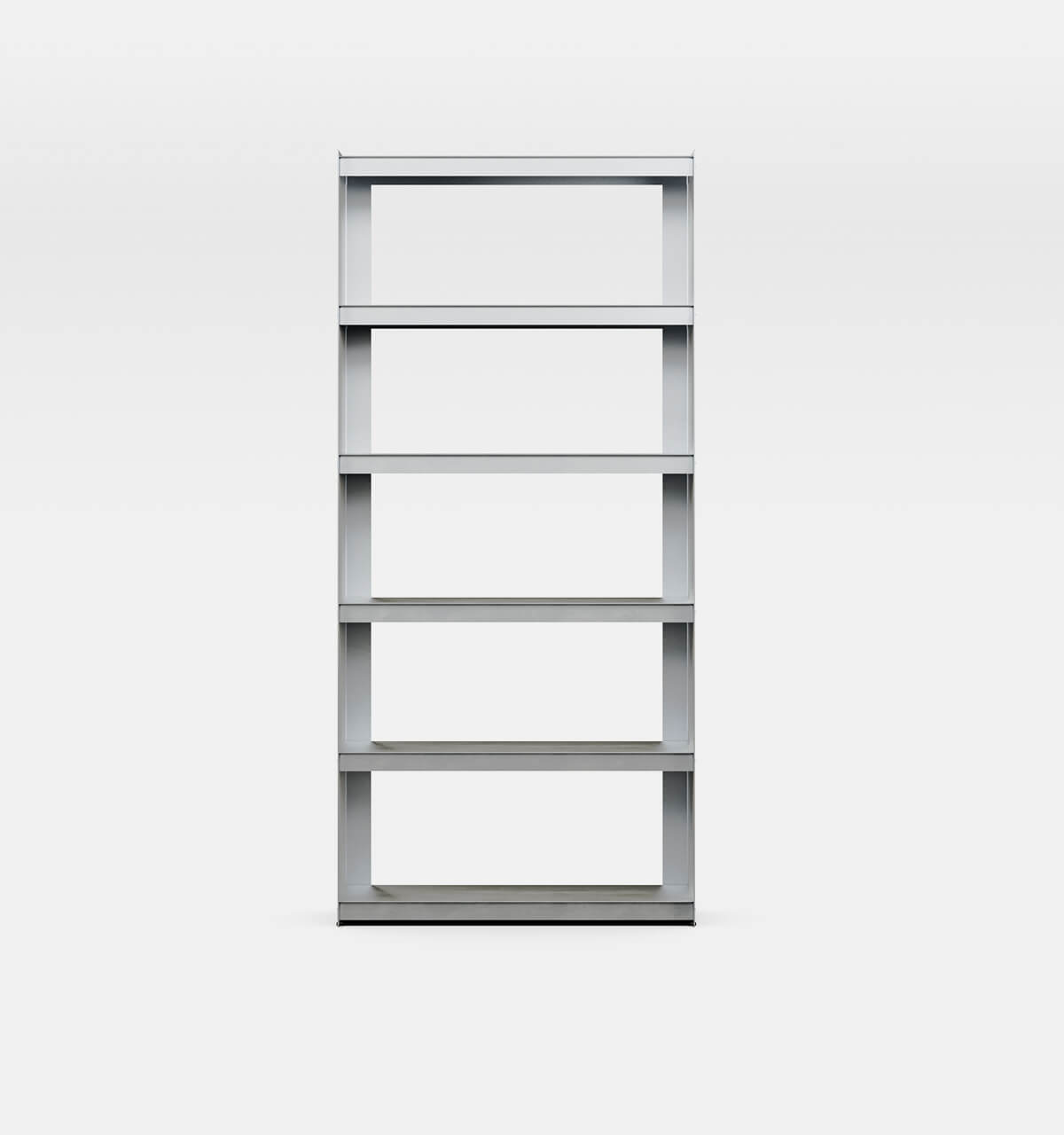 Plié Bookshelf Brushed Aluminium / 90 cm / 35 in