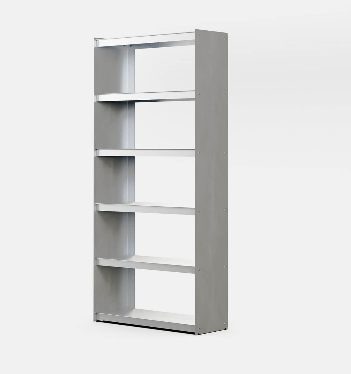 Plié Bookshelf Brushed Aluminium / 90 cm / 35 in