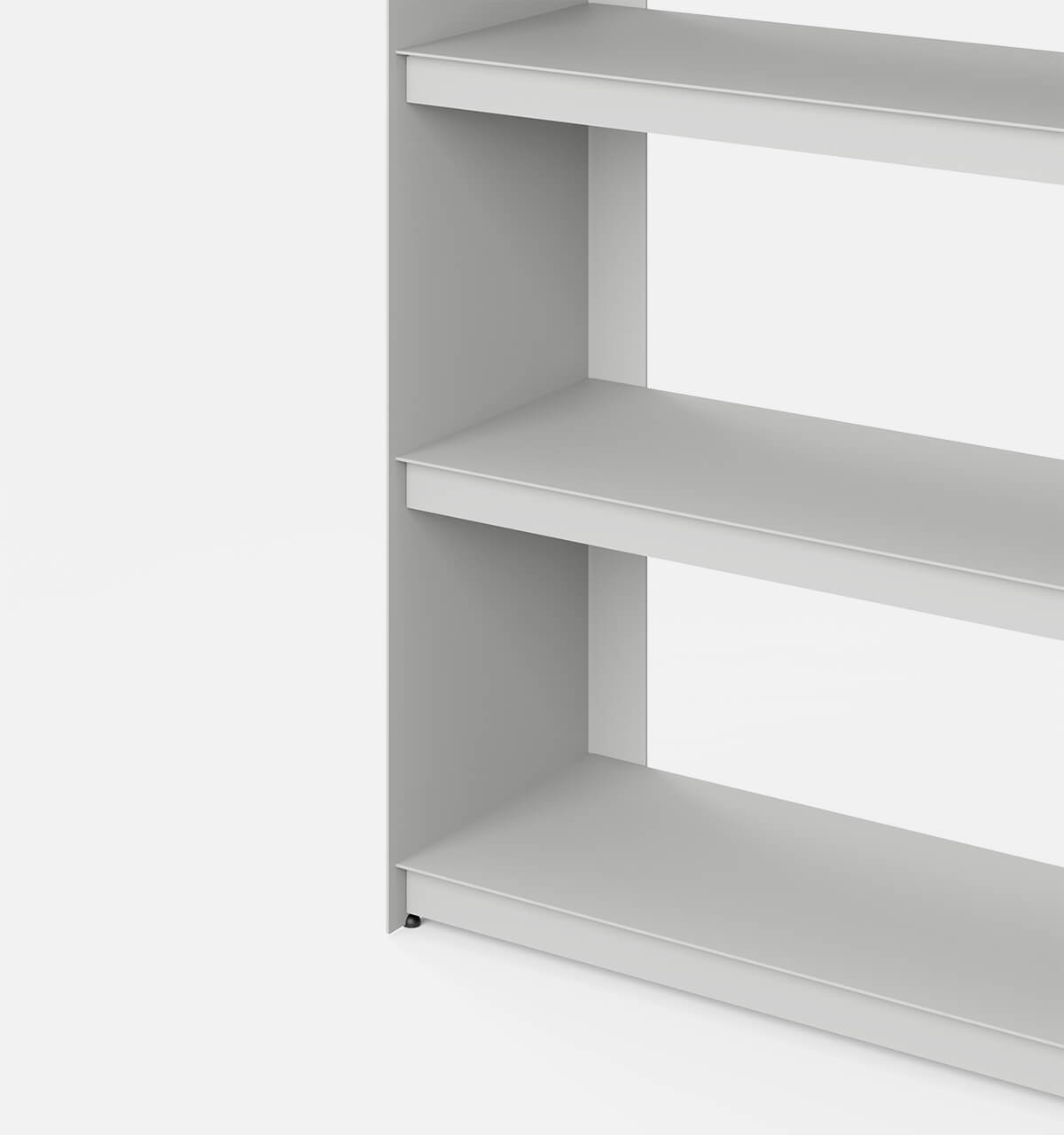 Plié Bookshelf Light Grey / 90 cm / 35 in
