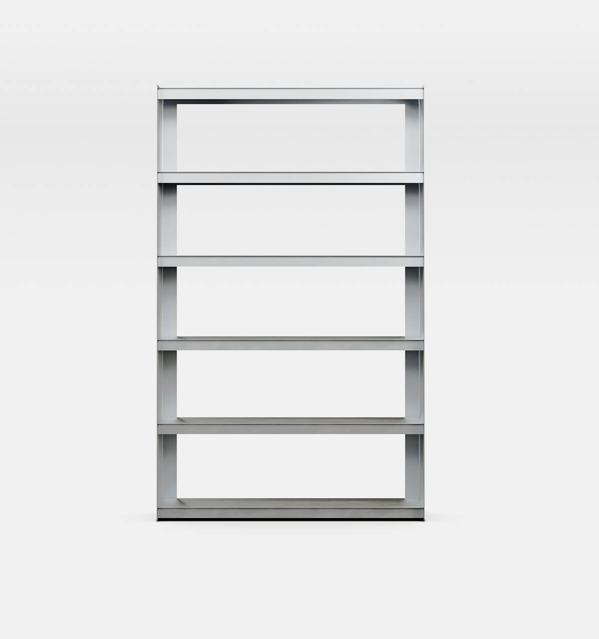 Plié Bookshelf Brushed Aluminium / 120 cm / 47 in