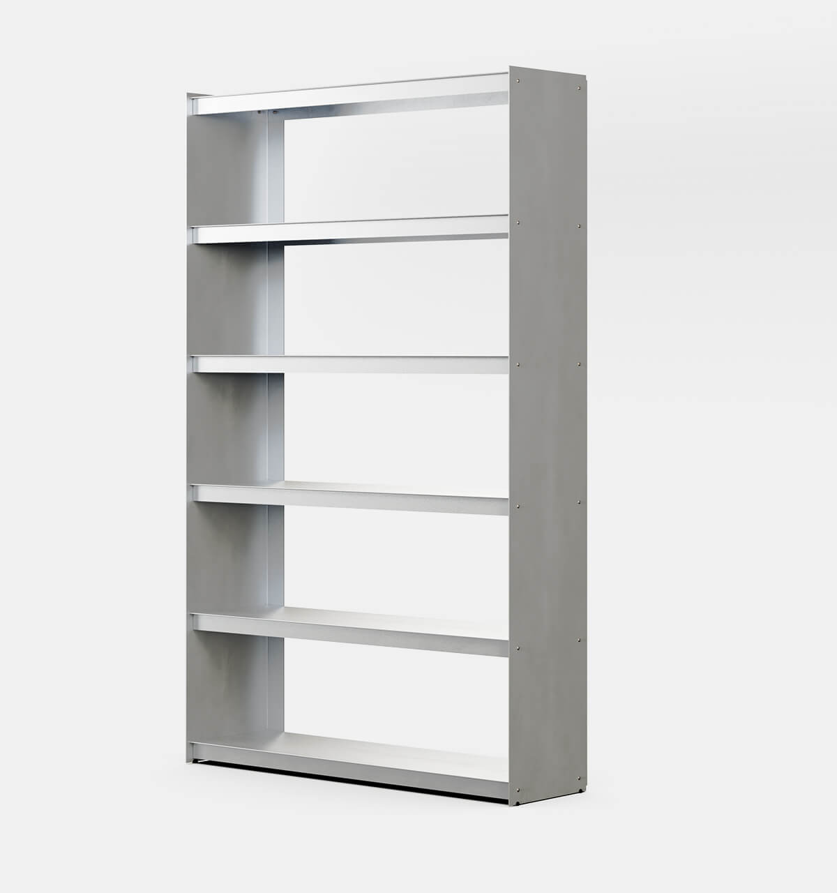 Plié Bookshelf Brushed Aluminium / 120 cm / 47 in