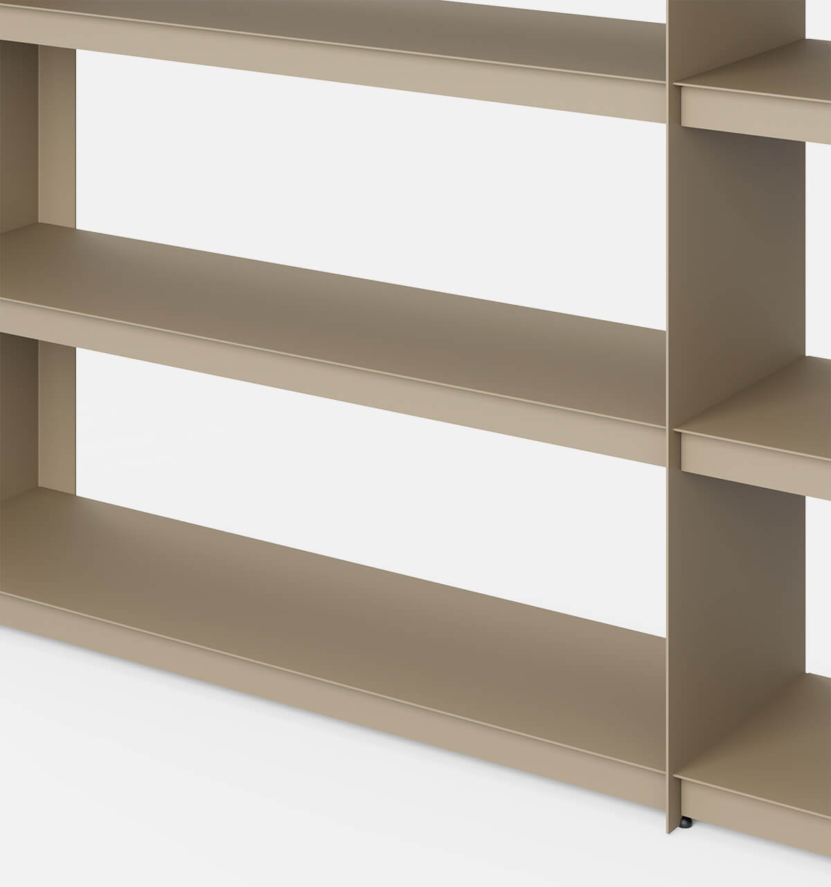 Plié Bookshelf Extension Beige / 240 cm / 94 in