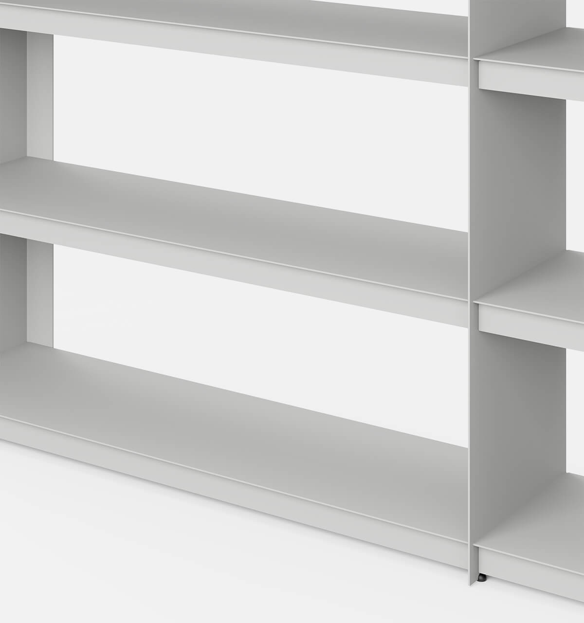Plié Bookshelf Extension Light Grey / 240 cm / 94 in