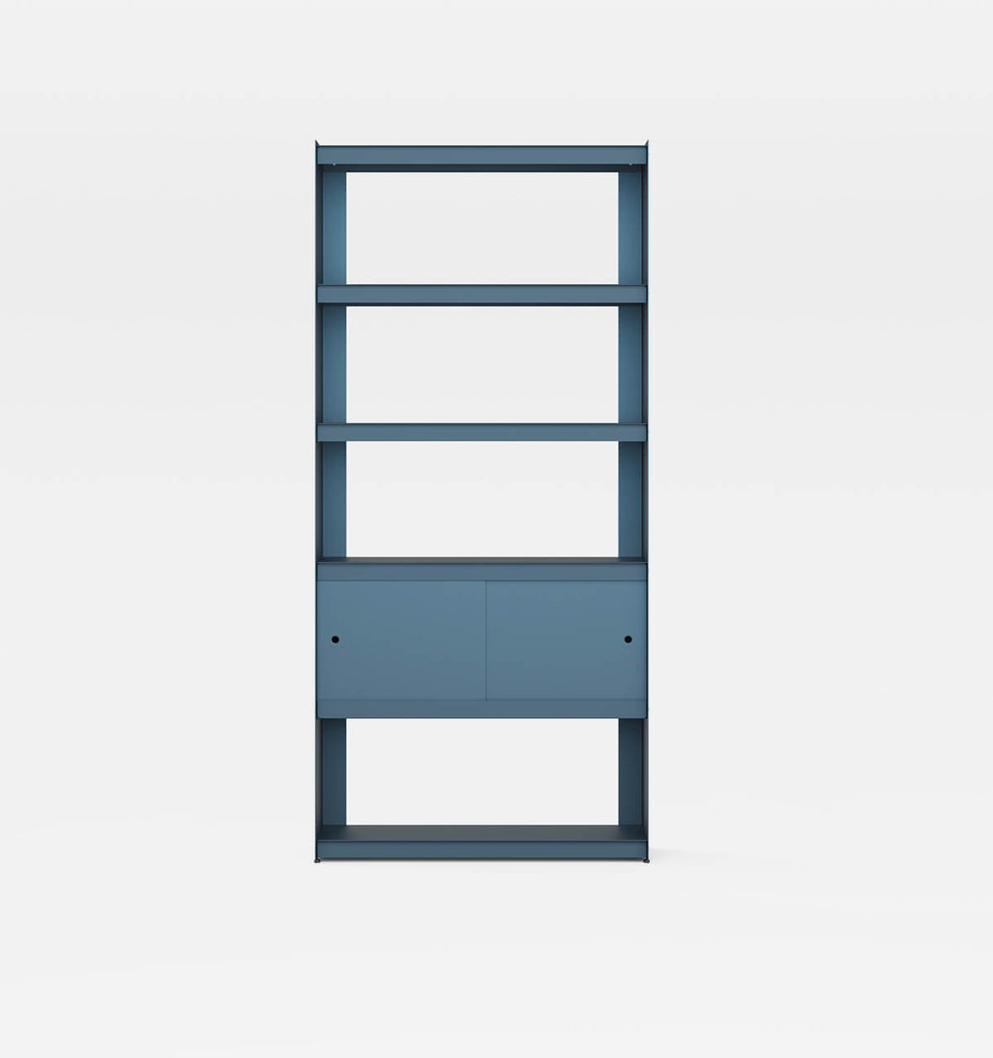 Plié Bookshelf 2 Doors Midnight Blue / 90 cm / 35 in