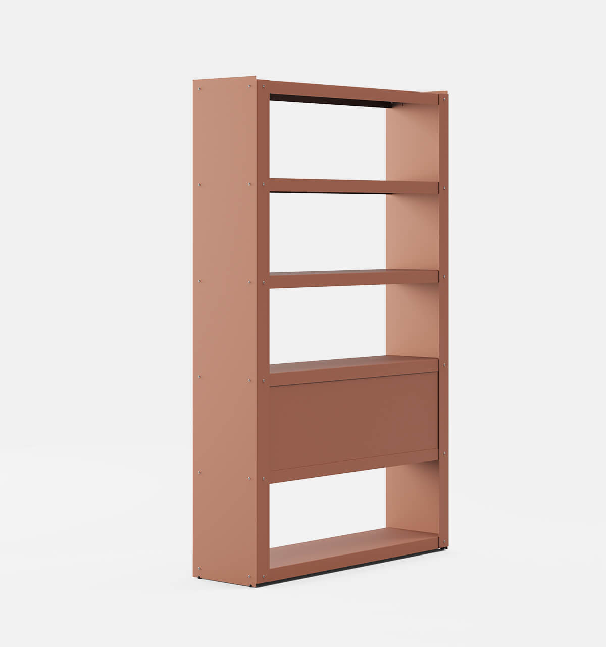 Plié Bookshelf 2 Doors Coral / 120 cm / 47 in