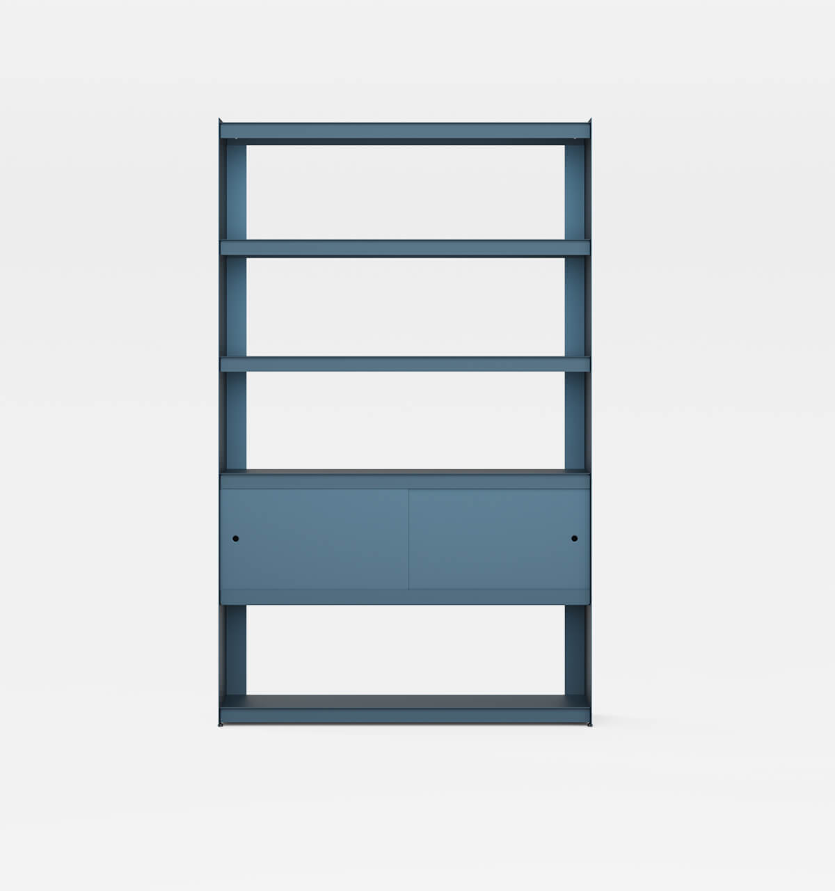 Plié Bookshelf 2 Doors Midnight Blue / 120 cm / 47 in