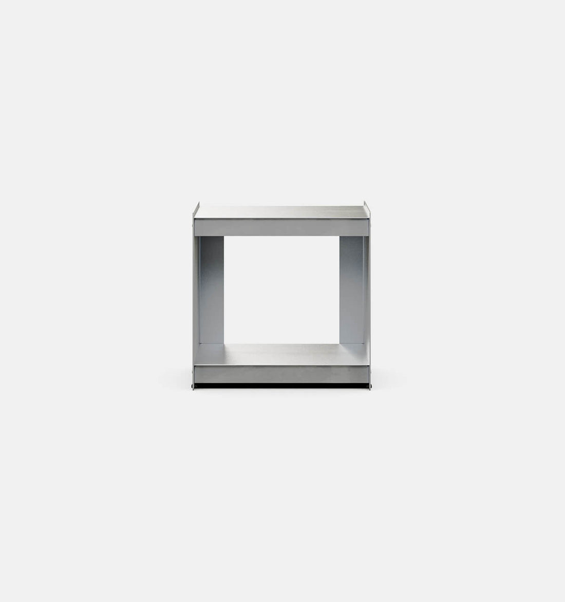 Plié Side Table Brushed Aluminium / 45 cm