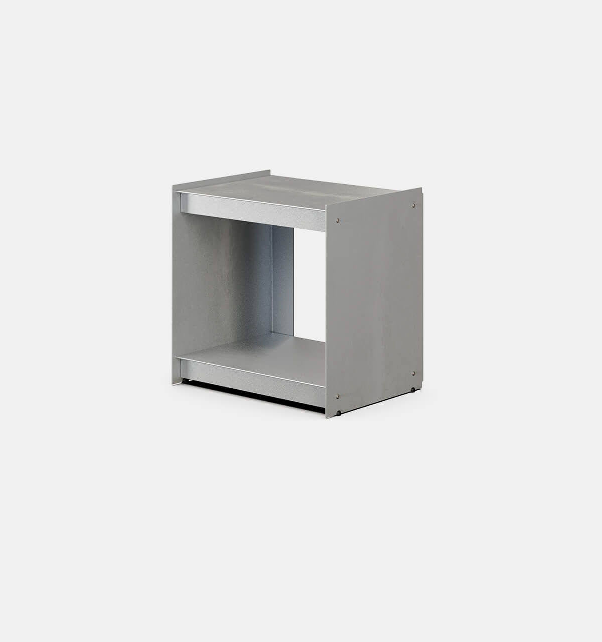 Plié Side Table Brushed Aluminium / 45 cm