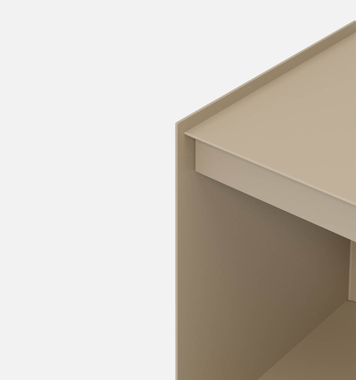 Plié Side Table Beige / 45 cm