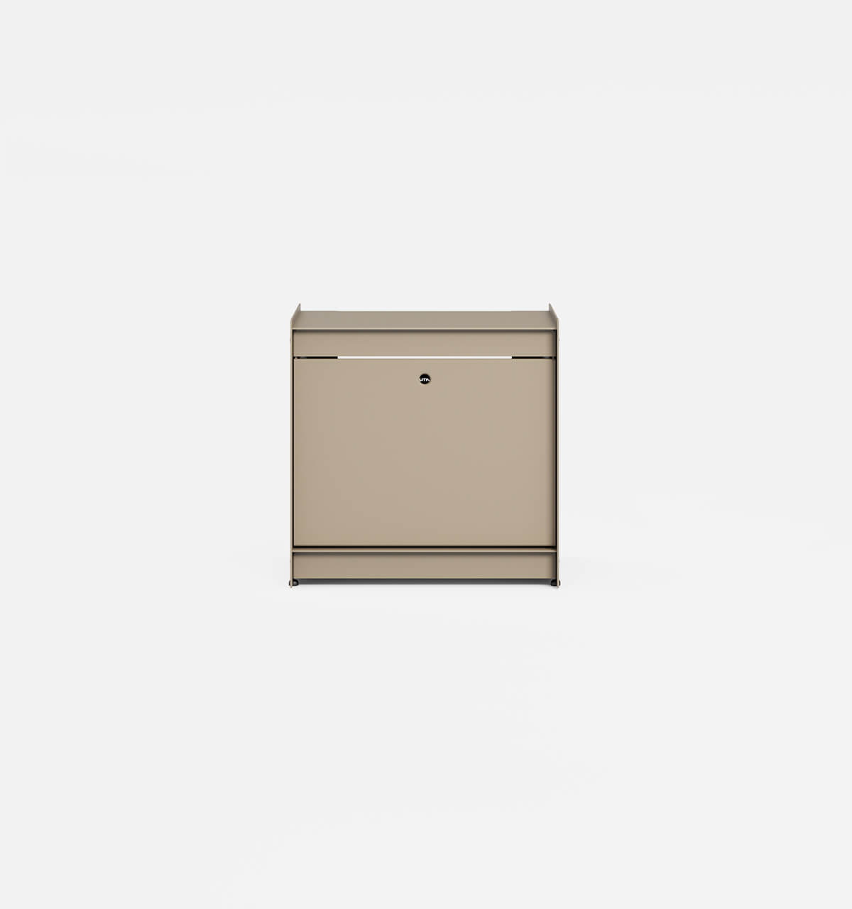 Plié Side Table 1 Tall Drawer Beige / 45 cm