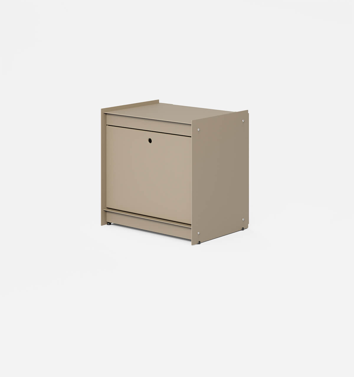 Plié Side Table 1 Tall Drawer Beige / 45 cm
