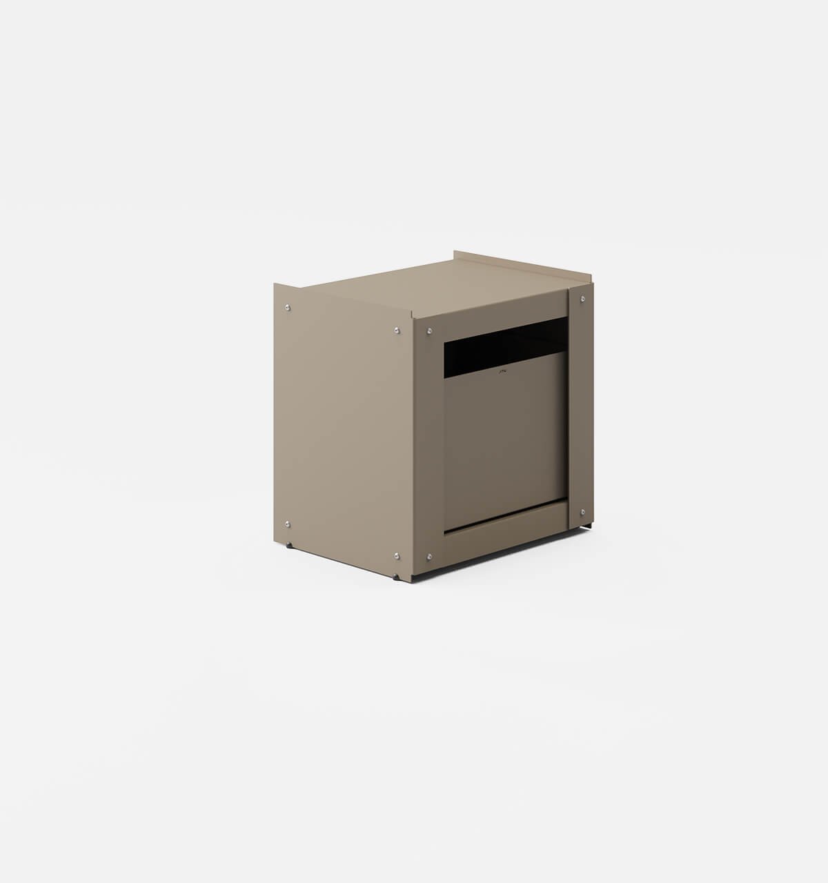 Plié Side Table 1 Tall Drawer Beige / 45 cm