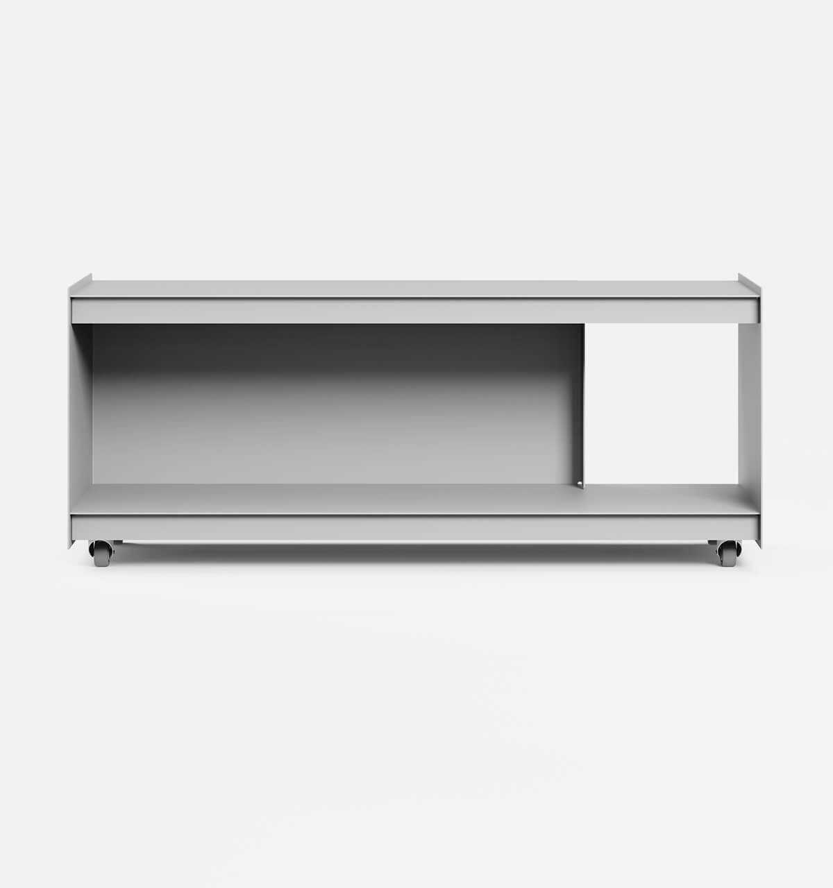 Plié Media Unit Light Grey / 120 cm / 47 in