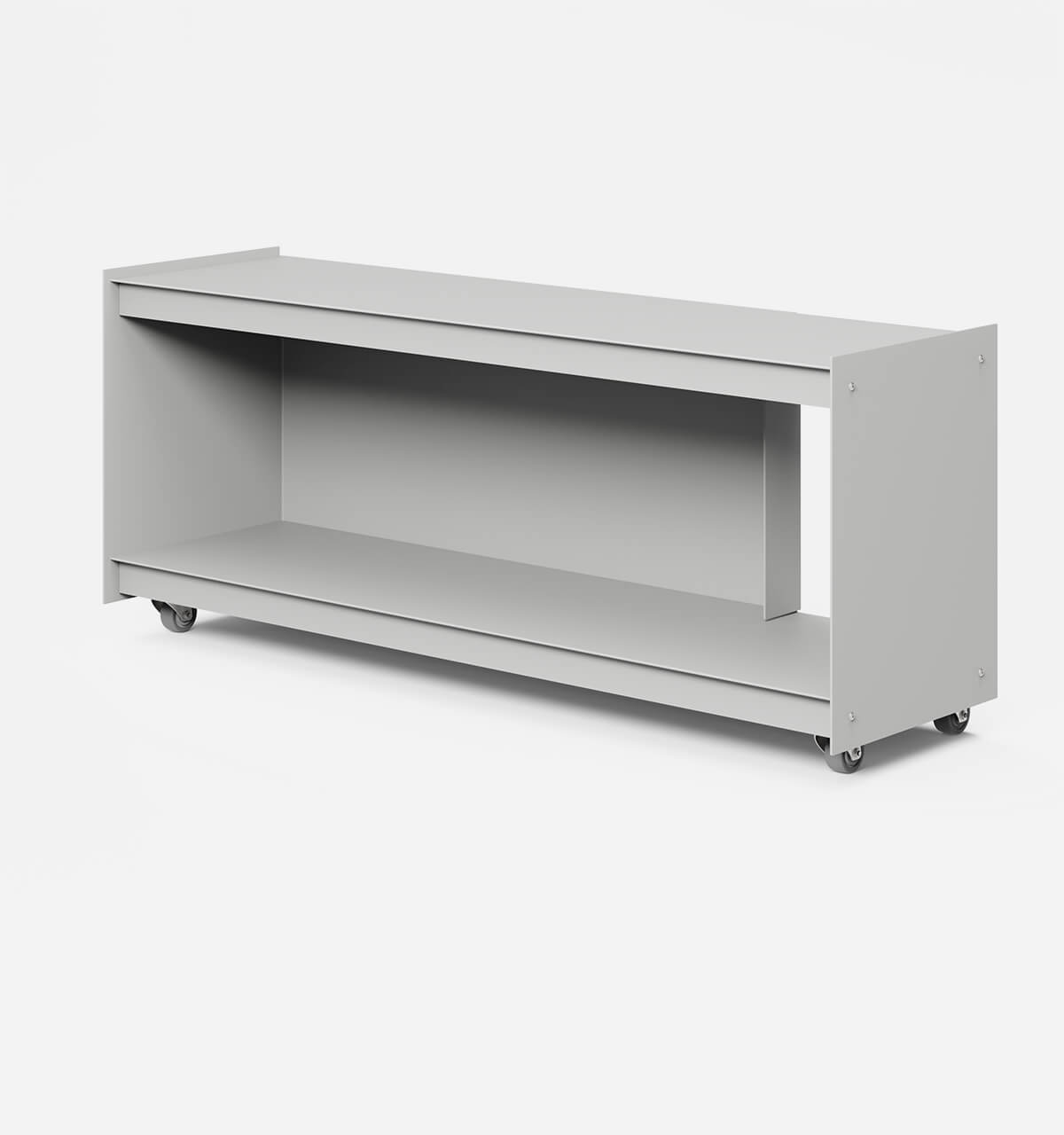Plié Media Unit Light Grey / 120 cm / 47 in