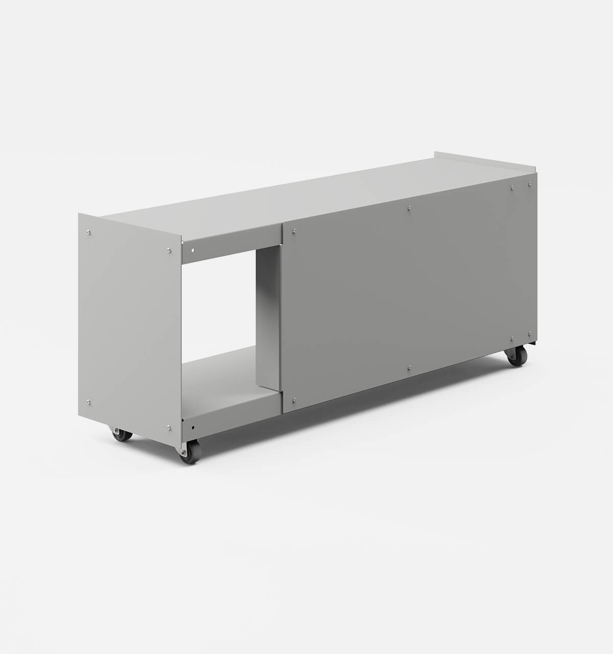 Plié Media Unit Light Grey / 120 cm / 47 in