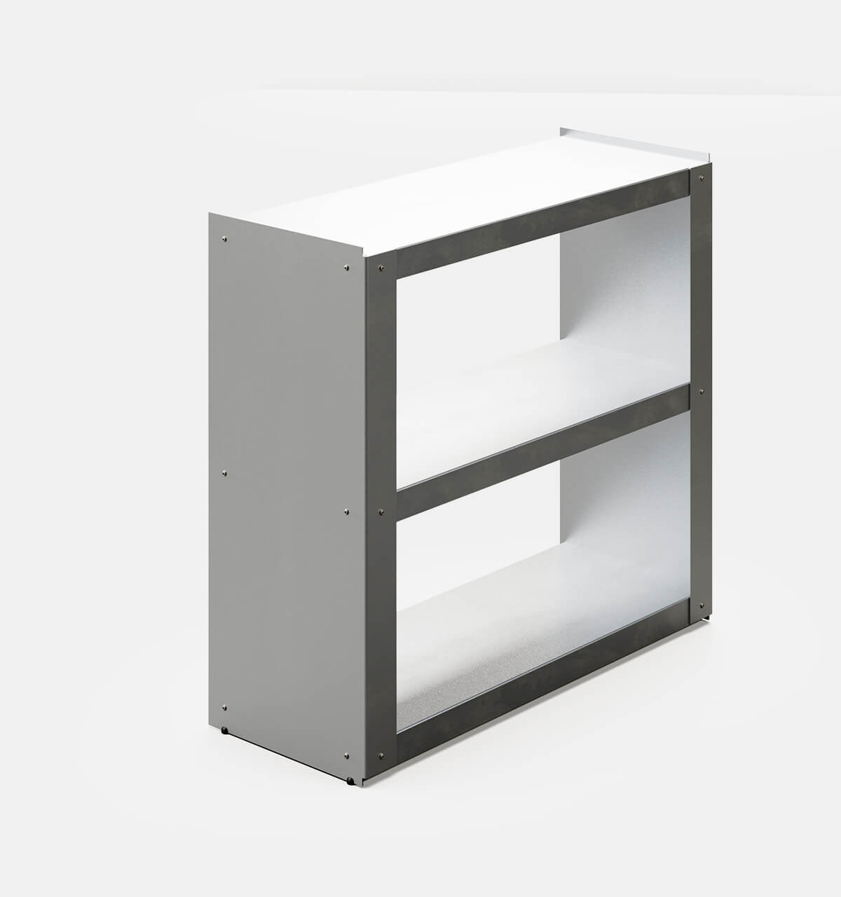 Plié Sideboard Brushed Aluminium / 90 cm / 35 in