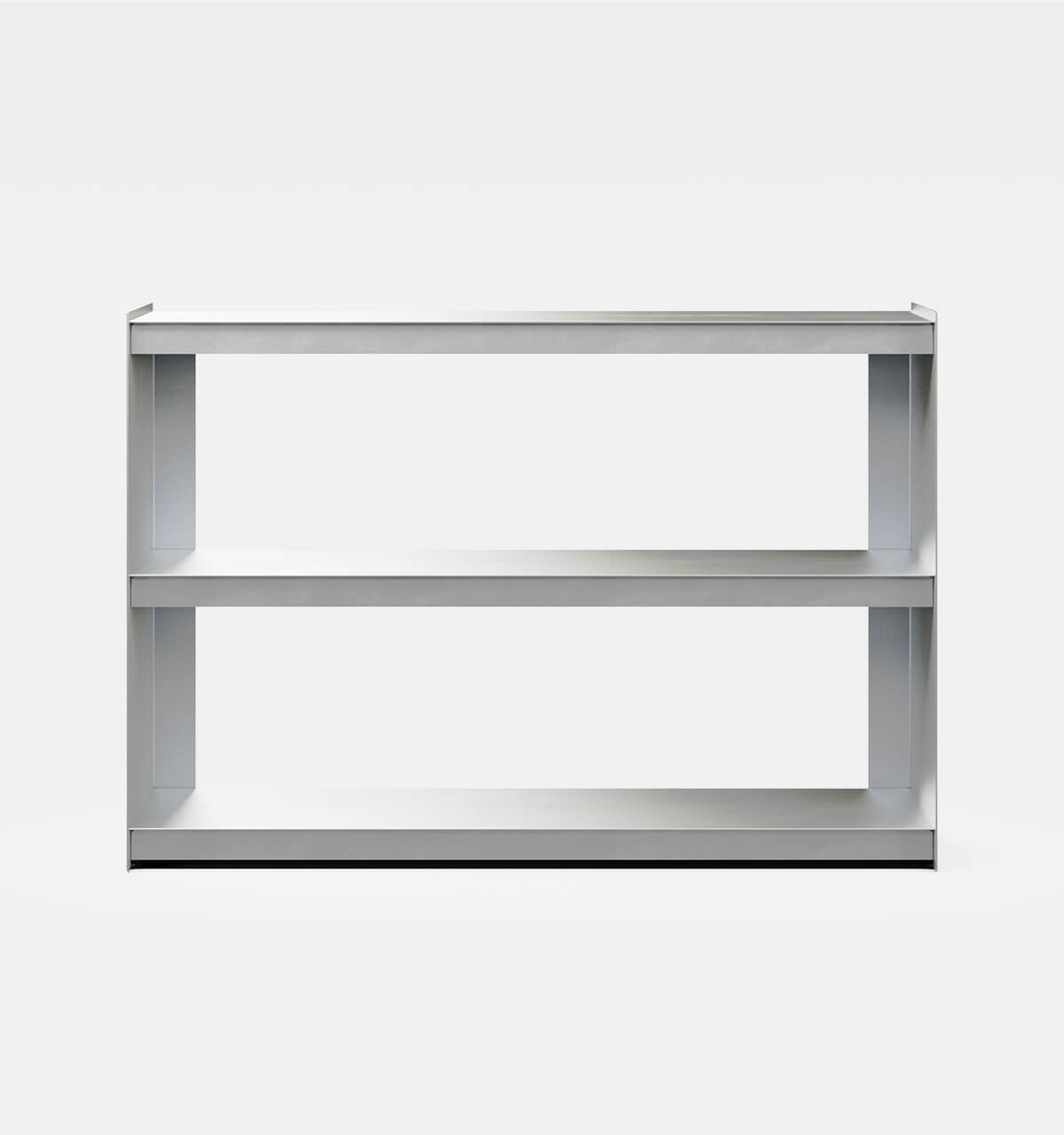 Plié Sideboard Brushed Aluminium / 120 cm / 47 in