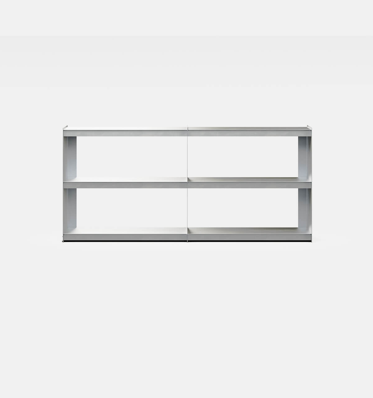 Plié Sideboard Extension Brushed Aluminium / 180 cm / 71 in