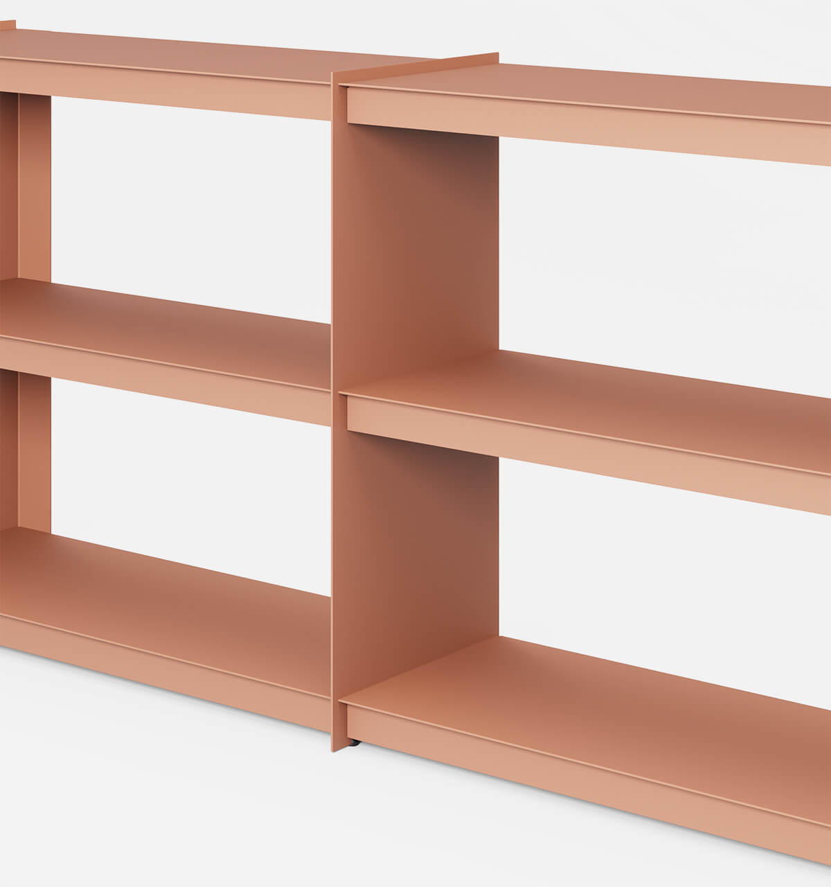 Plié Sideboard Extension Coral / 180 cm / 71 in