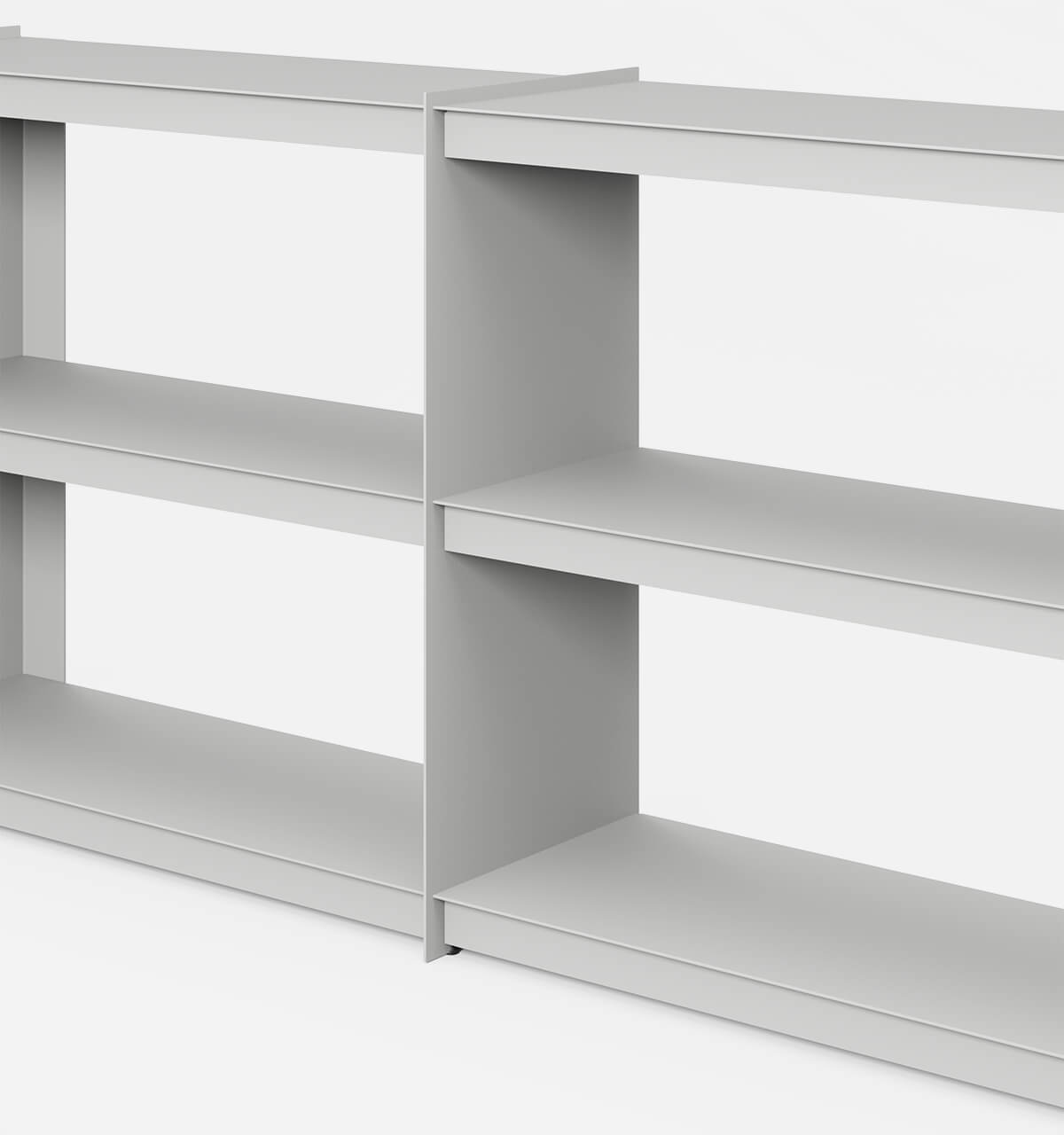 Plié Sideboard Extension Light Grey / 180 cm / 71 in