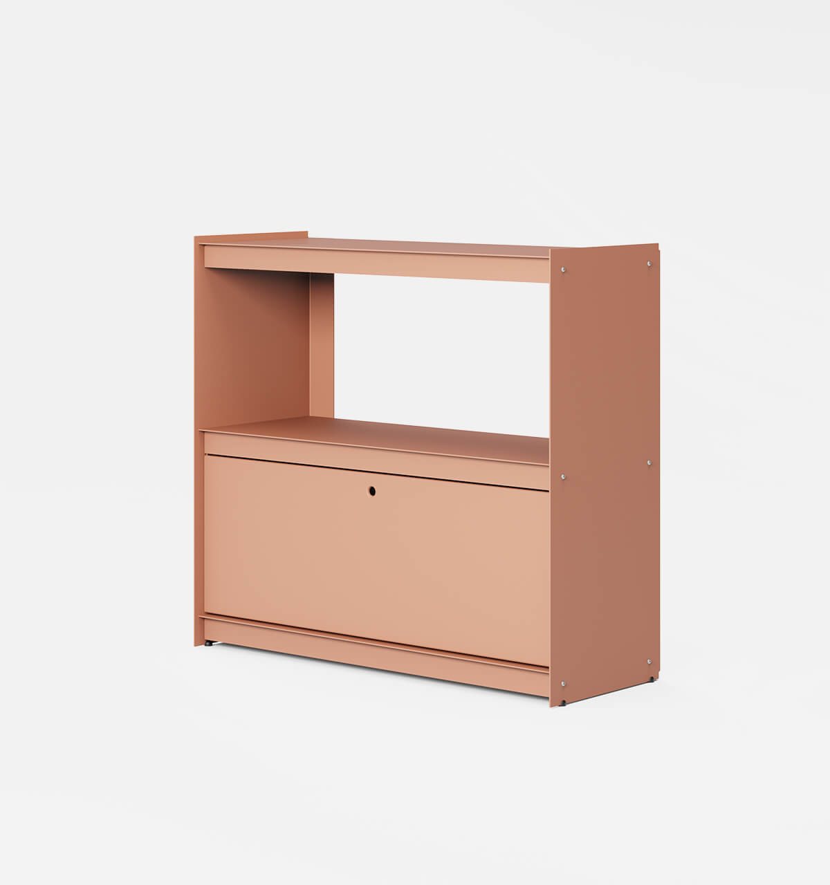Plié Sideboard 1 Tall Drawer 90 cm / 35 in / Coral