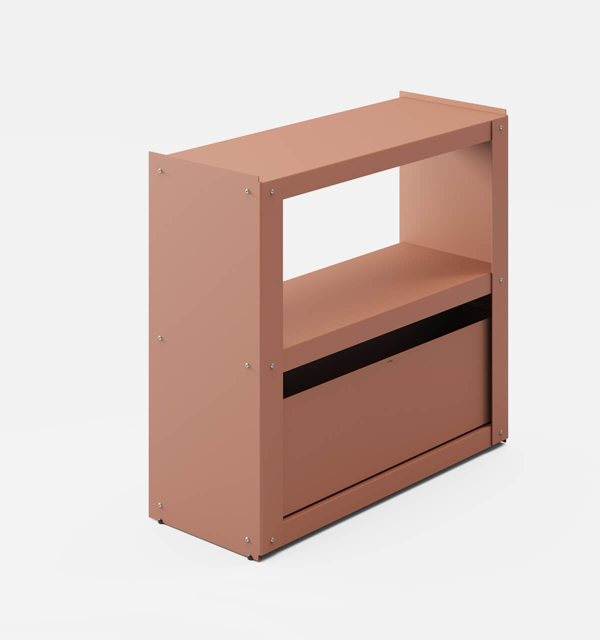 Plié Sideboard 1 Tall Drawer 90 cm / 35 in / Coral