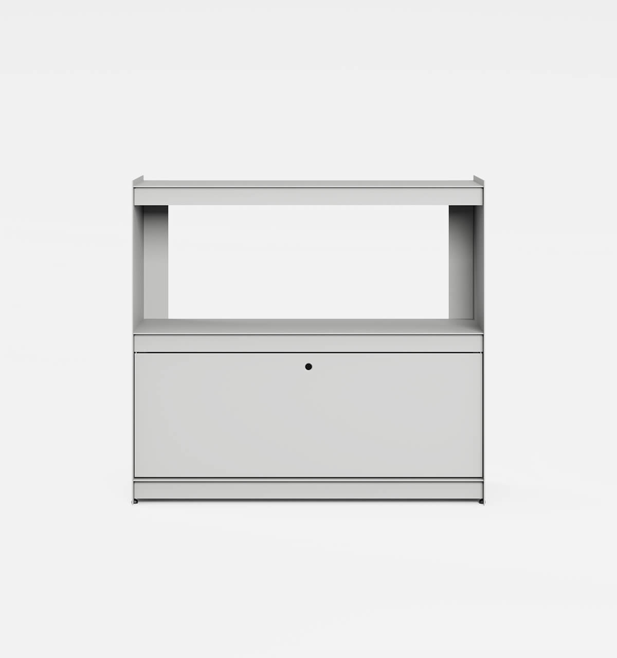 Plié Sideboard 1 Tall Drawer 90 cm / 35 in / Light Grey