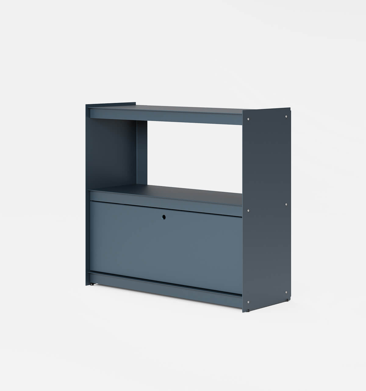 Plié Sideboard 1 Tall Drawer 90 cm / 35 in / Midnight Blue