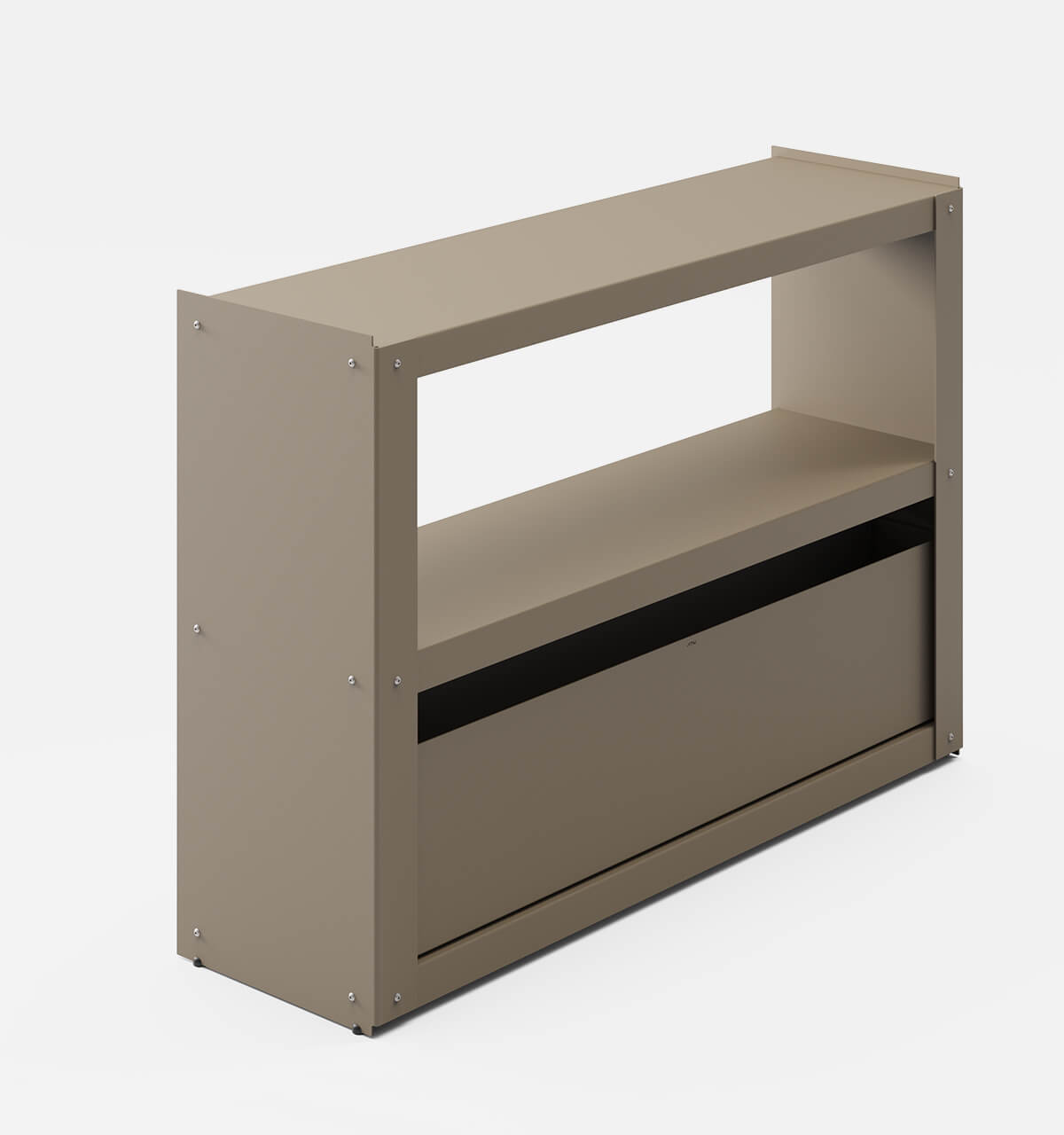 Plié Sideboard 1 Tall Drawer 120 cm / 47 in / Beige