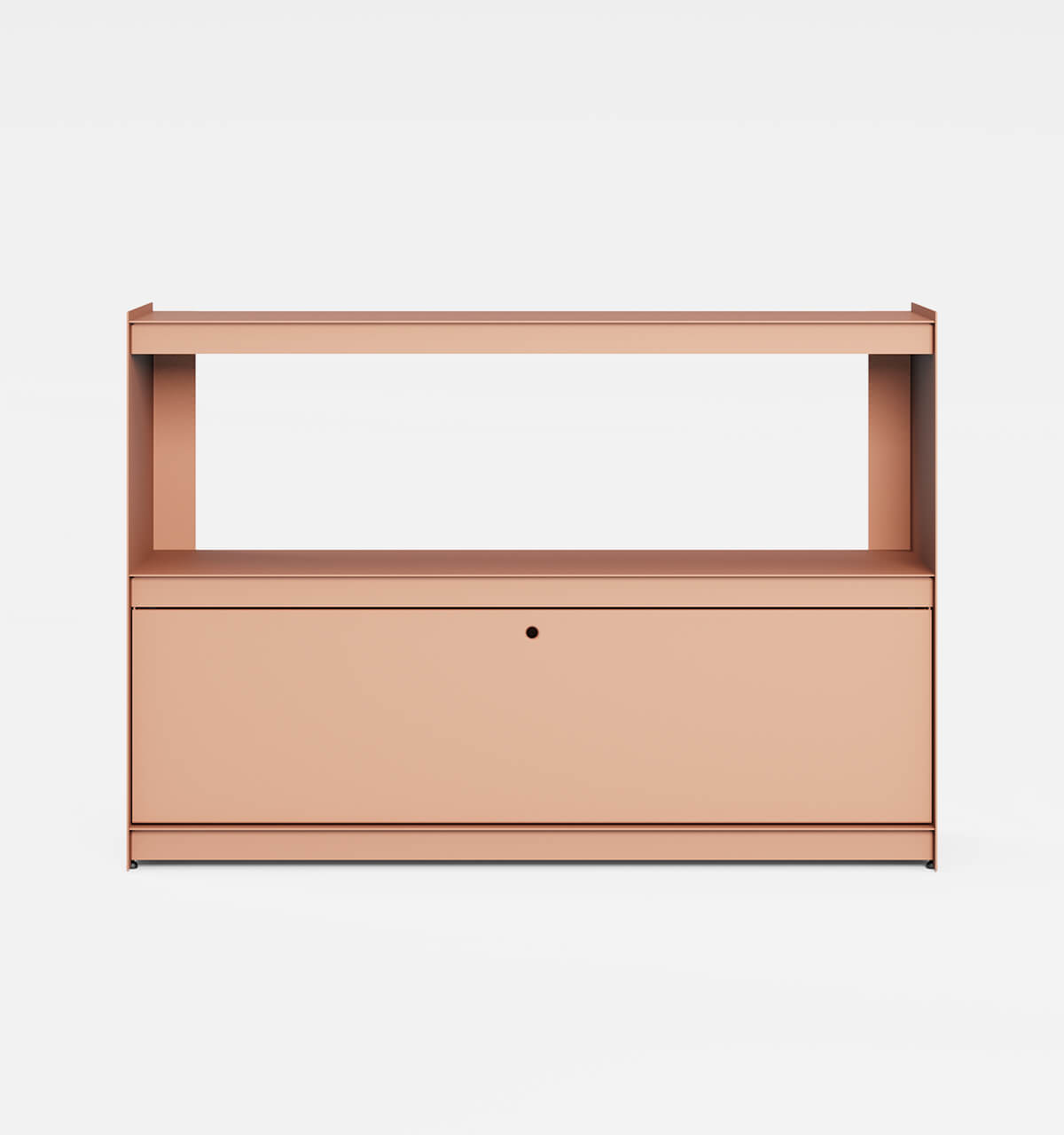 Plié Sideboard 1 Tall Drawer 120 cm / 47 in / Coral