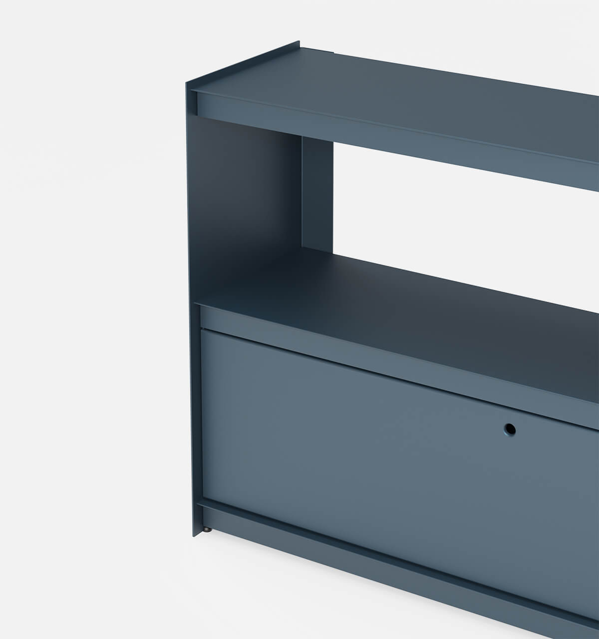 Plié Sideboard 1 Tall Drawer 120 cm / 47 in / Midnight Blue