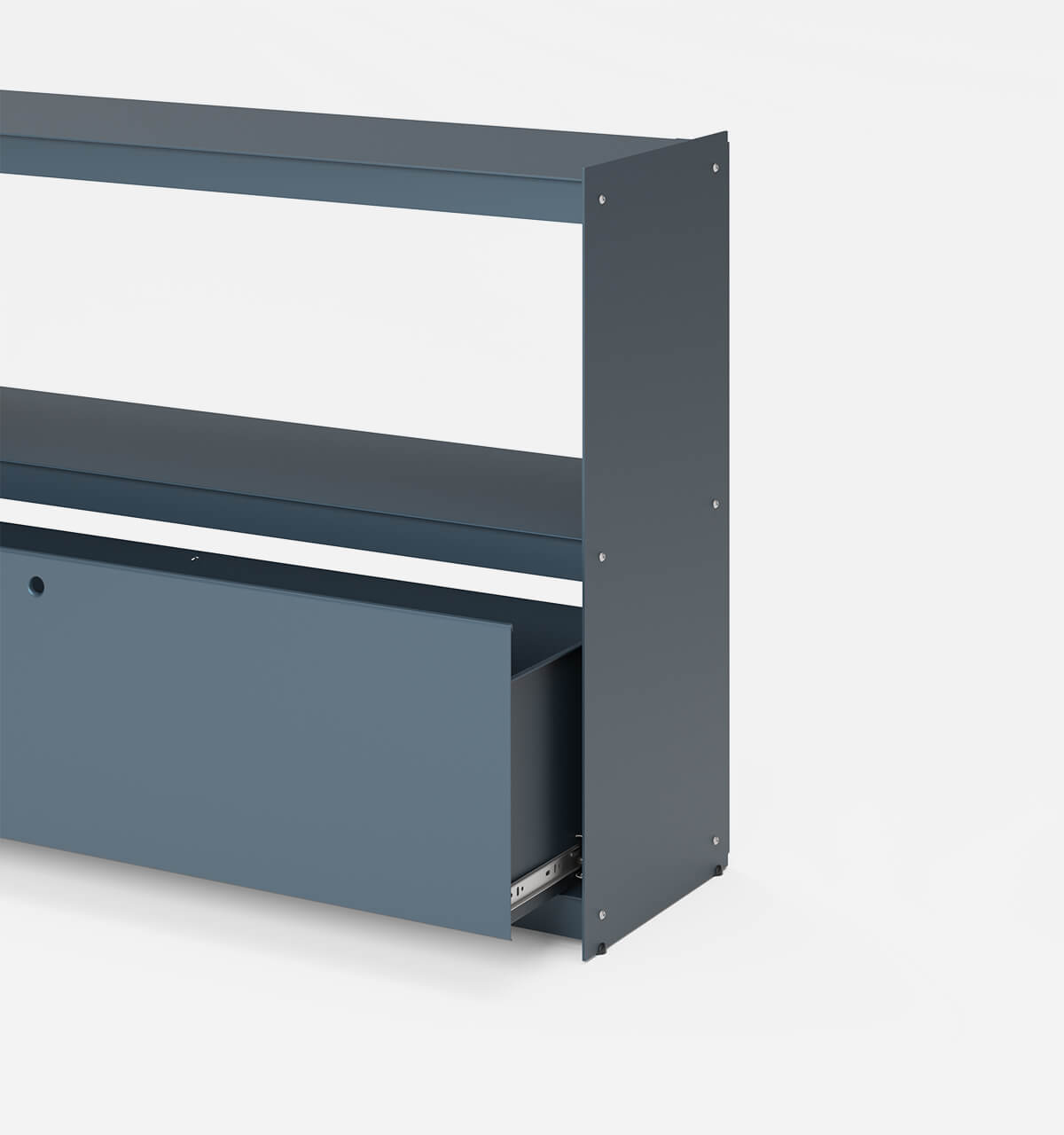 Plié Sideboard 1 Tall Drawer 120 cm / 47 in / Midnight Blue
