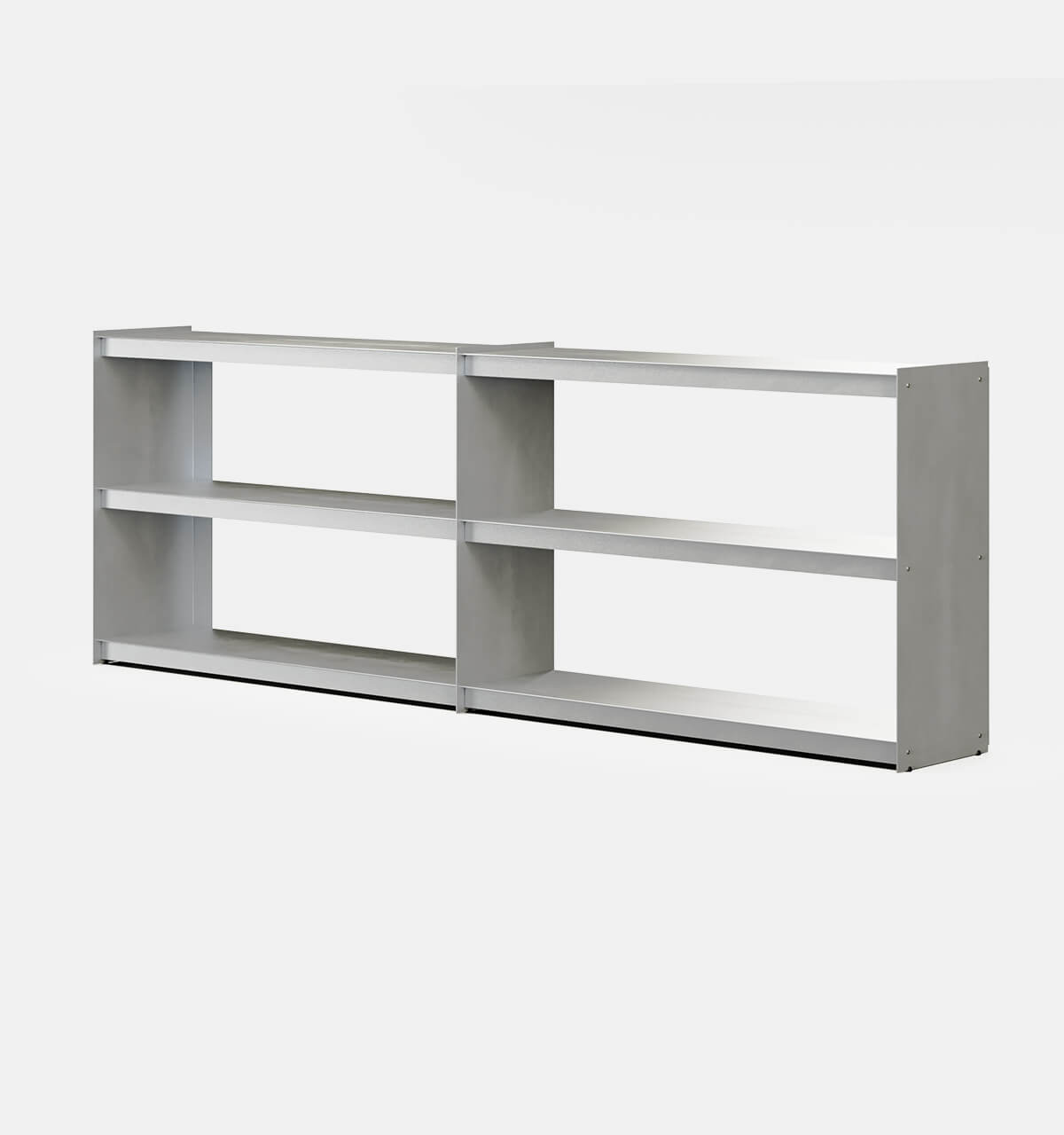 Plié Sideboard Extension Brushed Aluminium / 240 cm / 94 in