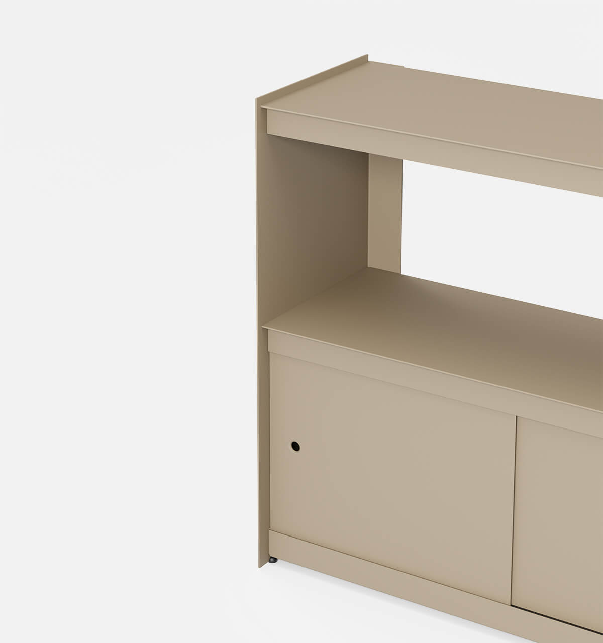 Plié Sideboard 2 Doors 90 cm / 35 in / Beige