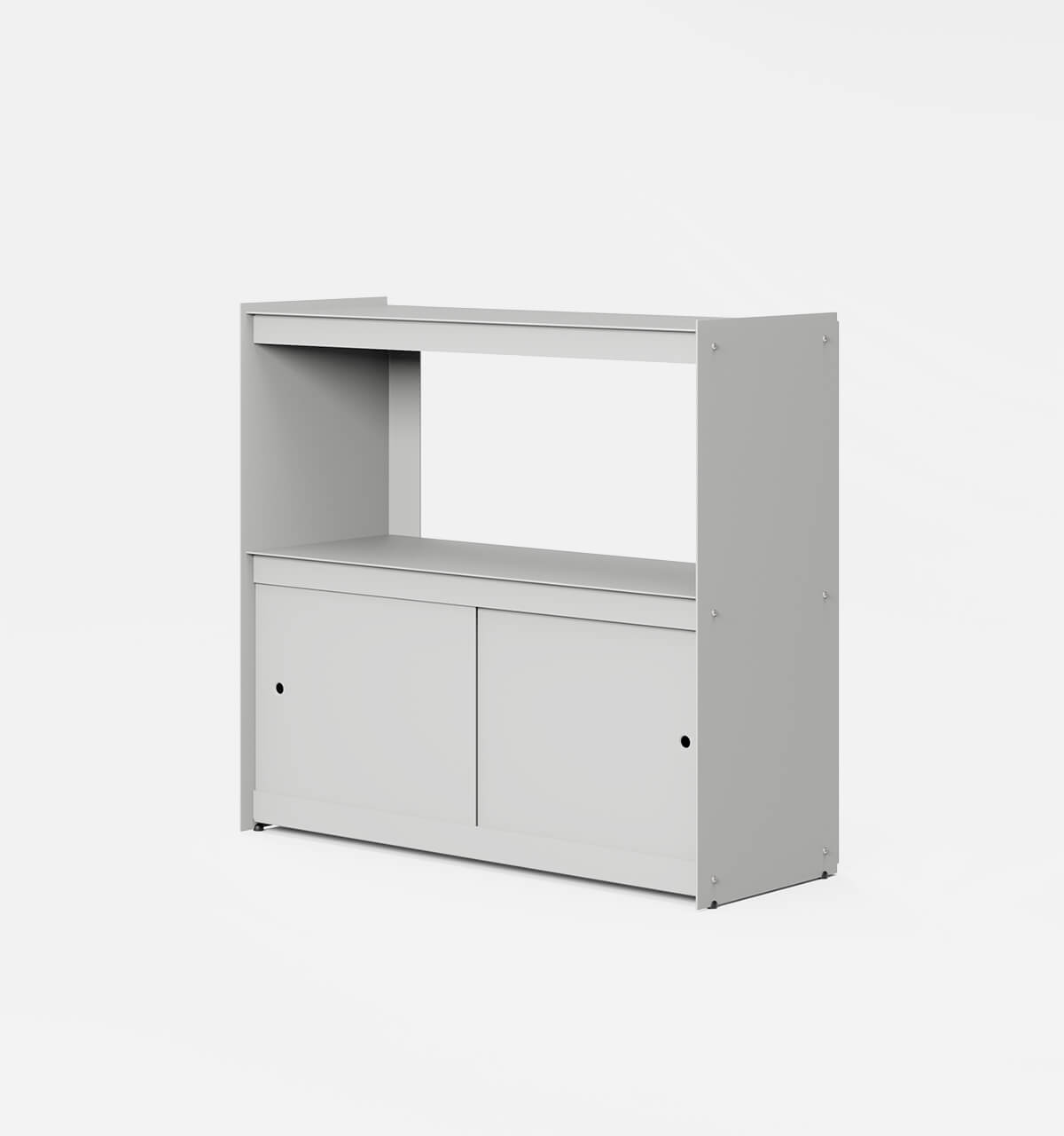 Plié Sideboard 2 Doors 90 cm / 35 in / Light Grey