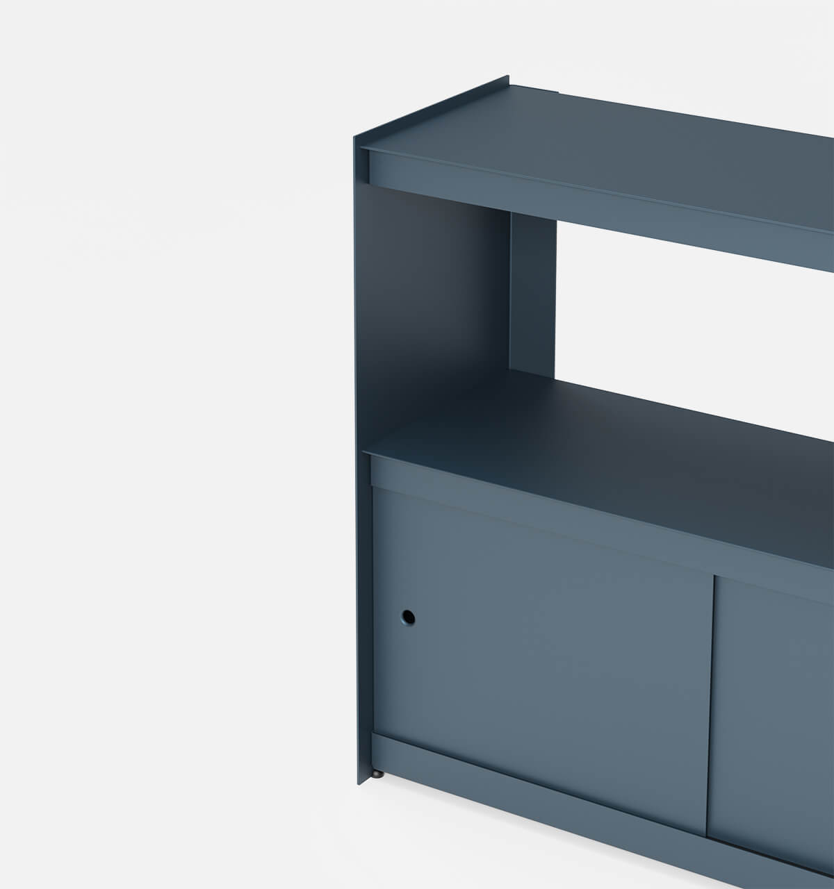 Plié Sideboard 2 Doors 90 cm / 35 in / Midnight Blue