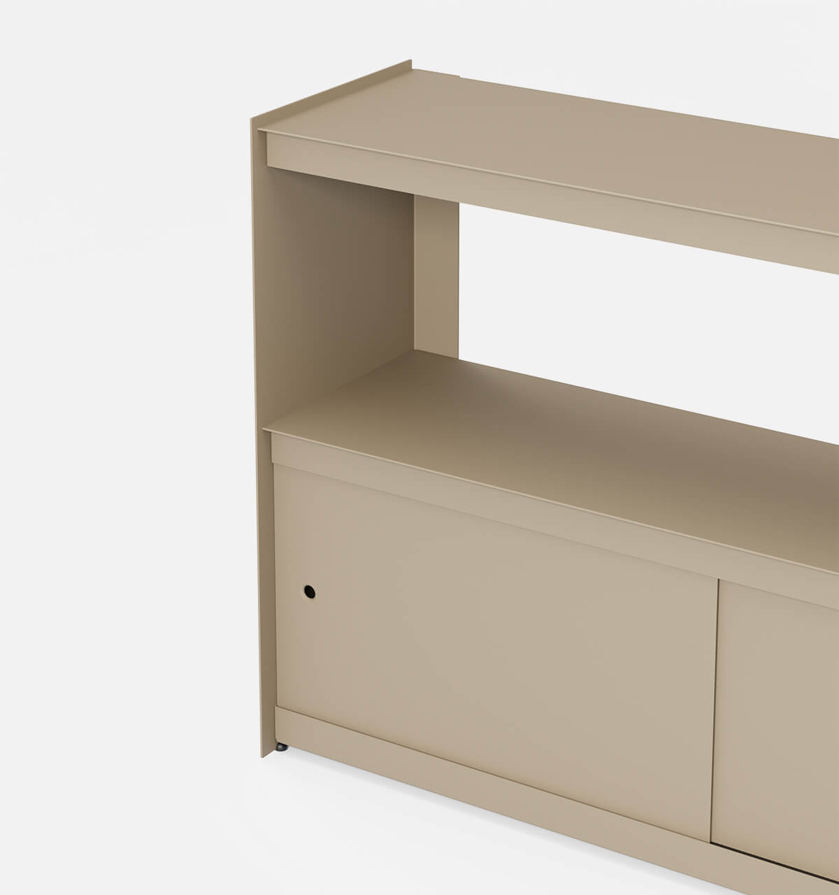 Plié Sideboard 2 Doors 120 cm / 47 in / Beige
