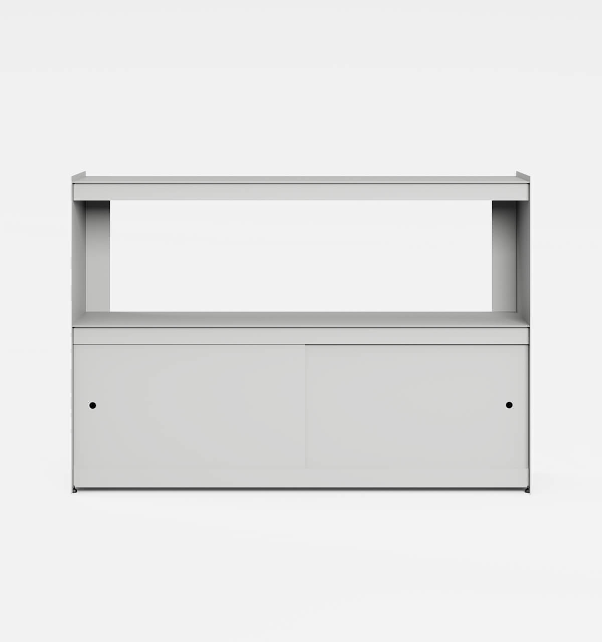Plié Sideboard 2 Doors 120 cm / 47 in / Light Grey