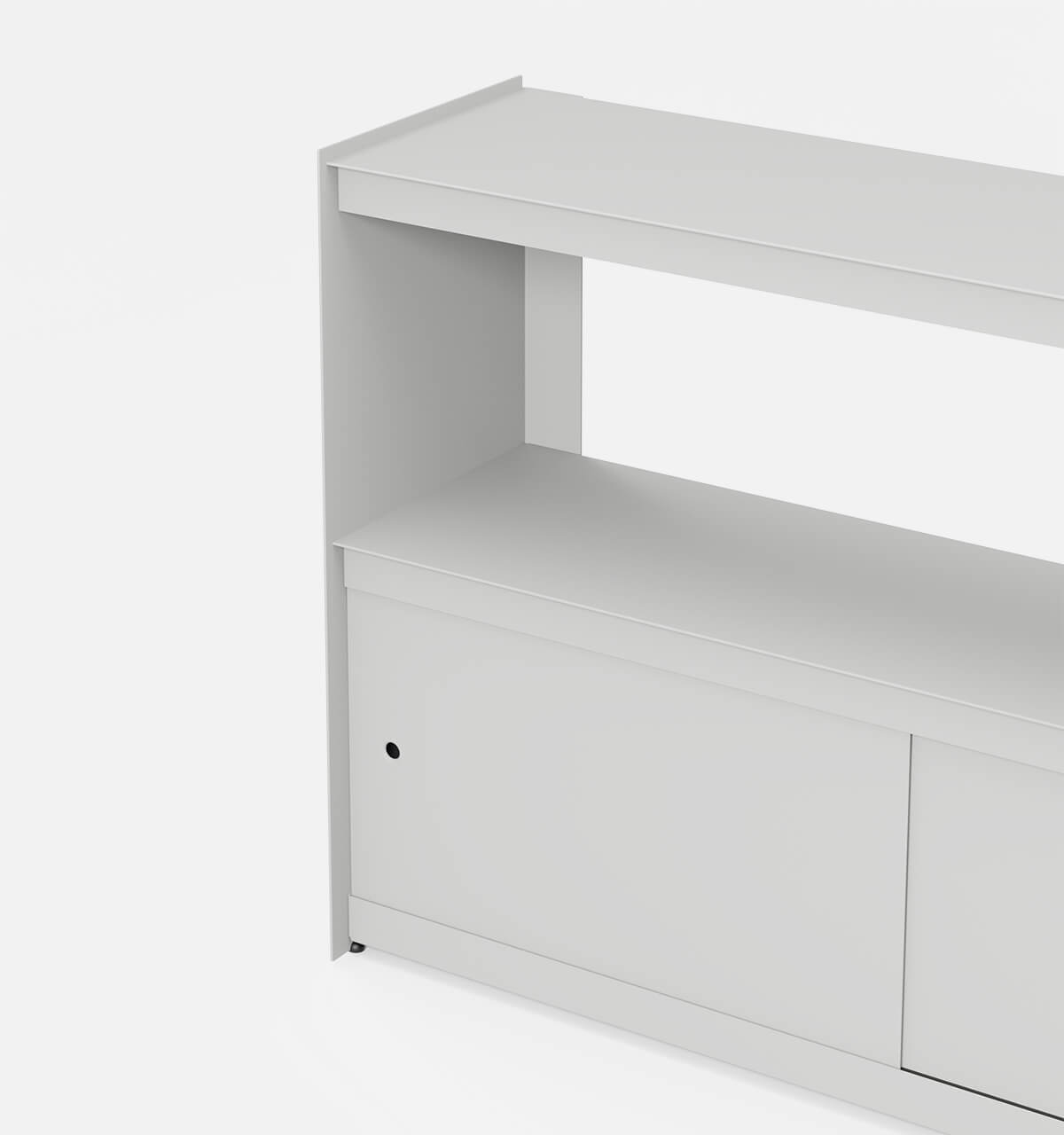 Plié Sideboard 2 Doors 120 cm / 47 in / Light Grey